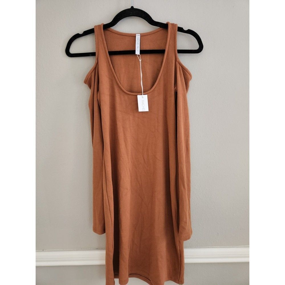 Rachel Pally Mustard Cold Shoulders Dress | Size‎ S